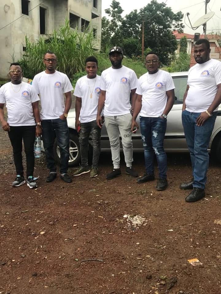 Brights Light Foundation team wearing branded t-shirts during a community outreach